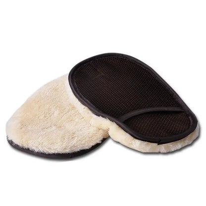 Microfiber Wool Soft Auto Car Washing Glove - Motorcycle & Car Cleaning Tool
