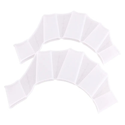 Silicone Webbed Swim Gloves – Training Fins for Adults & Kids
