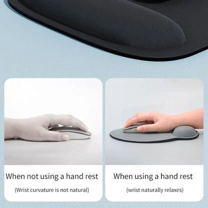 Colorful Large Wrist Mouse Pad – Thickened Non-Slip EVA Wrist Support