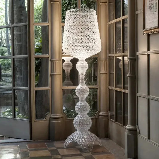 Italian Designer Hollow Goblet Acrylic Floor Lamp