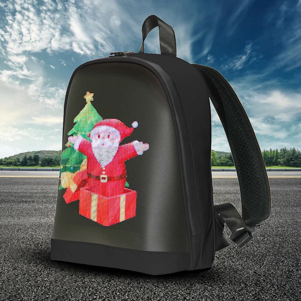 LED Motorcycle Backpack with APP Control