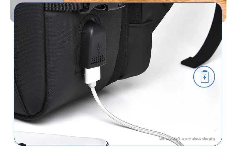 Cartmela 18-inch Men’s Business Laptop Backpack