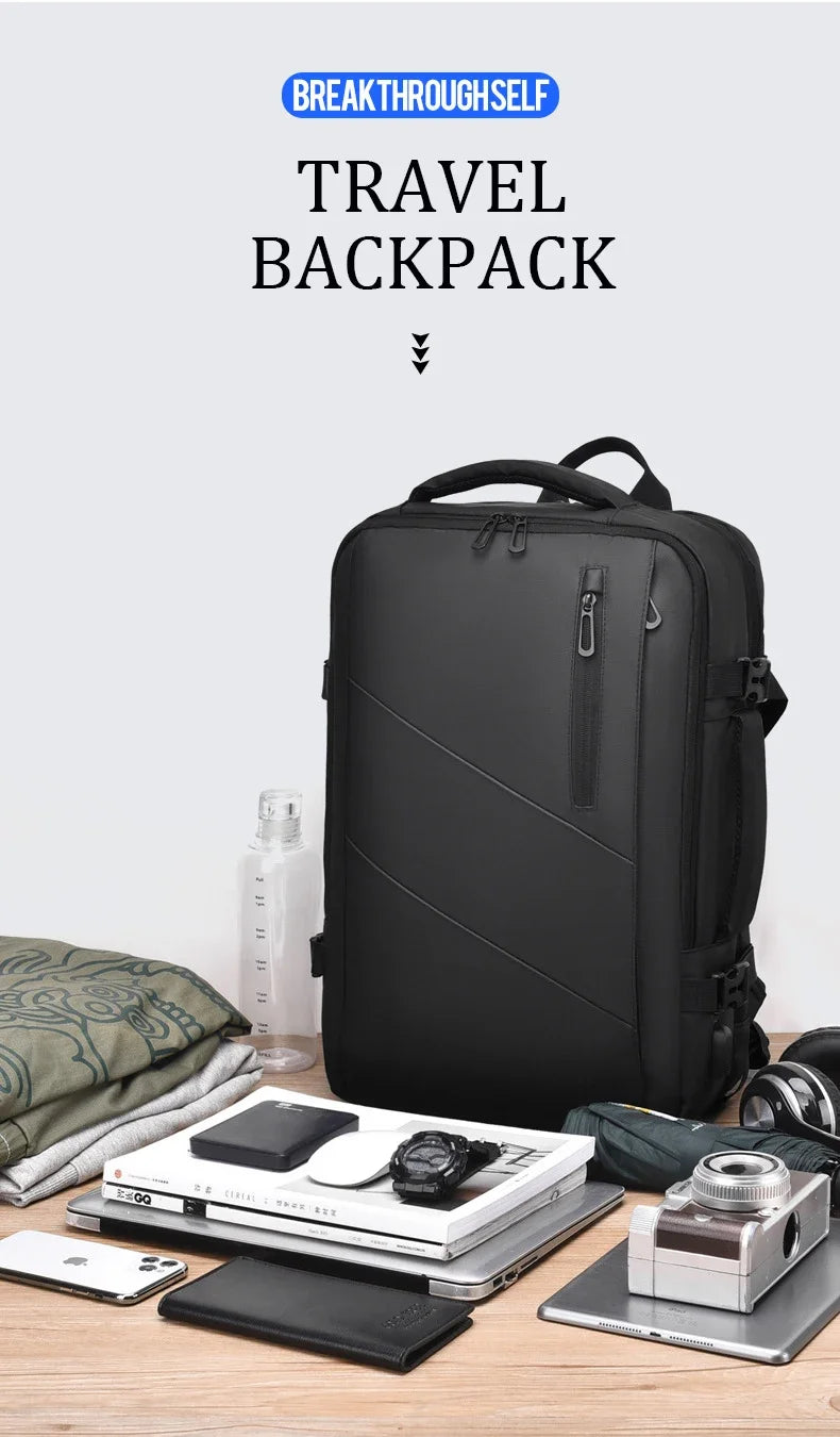 Cartmela 18-inch Men’s Business Laptop Backpack