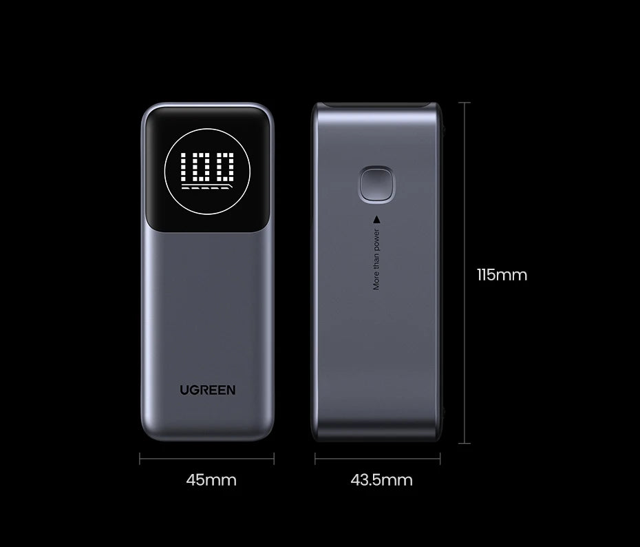 Cartmela 100W 12000mAh Power Bank | PD Fast Charging for Laptops, Tablets & Smartphones