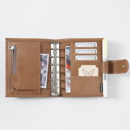 Pocket Size Rings Planner – Full Grain Vegetable Tanned Leather