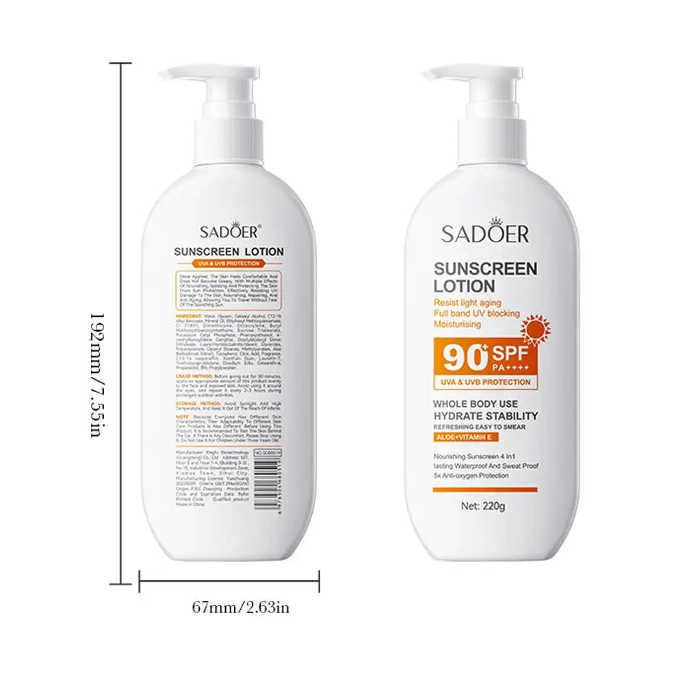 High SPF 50+ / 90+ Sunscreen Cream