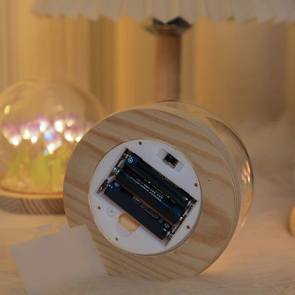 DIY Tulip LED Night Light – Battery Operated Flower Table Lamp
