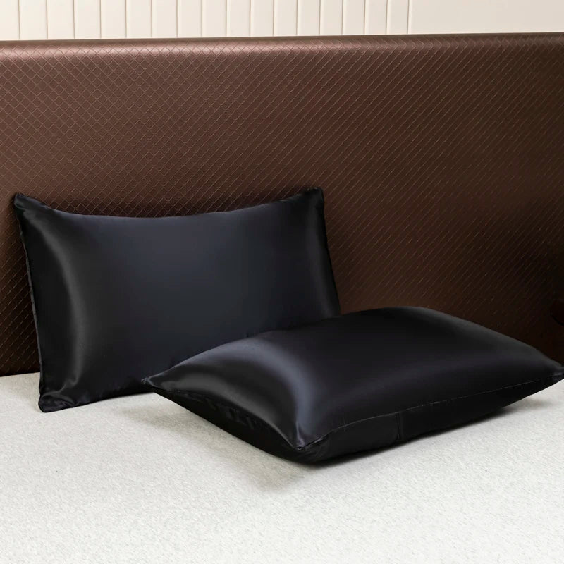 Silky Satin Bed Sheet Set – Cooling Summer Sheets with Pillowcase
