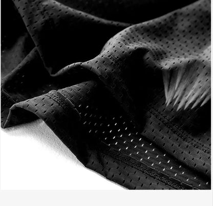 Men’s Ice Silk Mesh Tank Top Bodybuilding Fitness Vest