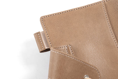 Pocket/A7 Ring Planner – 25mm Vegetable Tanned Leather Organizer