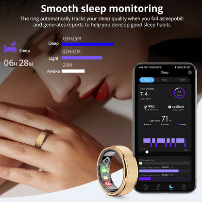 Cartmela | COLMI R10 Smart Ring with Charging Case | Health, Sleep & Fitness Tracker – Waterproof & Stylish for Men and Women