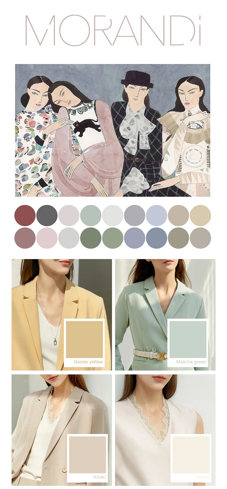 Women’s Office Blazer Set – Lace V-Neck Top & High Waist Pants