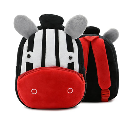 Cartmela Cute Animals Cartoon Plush Backpack - Kids Schoolbag