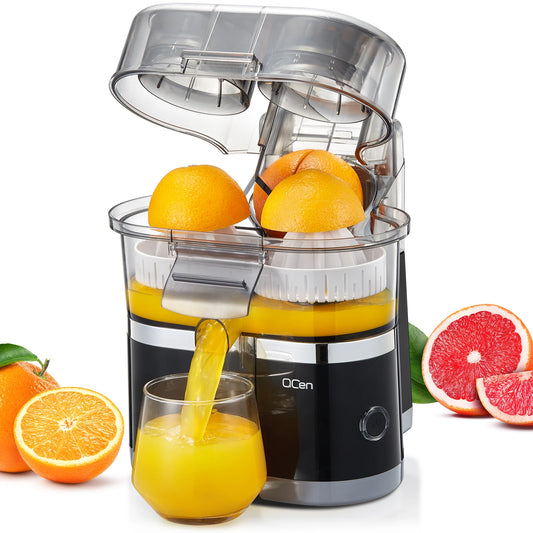 Electric Citrus Juicer – 2-in-1 Orange & Lemon Squeezer with Slicer