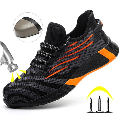 Men’s Indestructible Work Safety Shoes | Anti-Puncture Lightweight Boots
