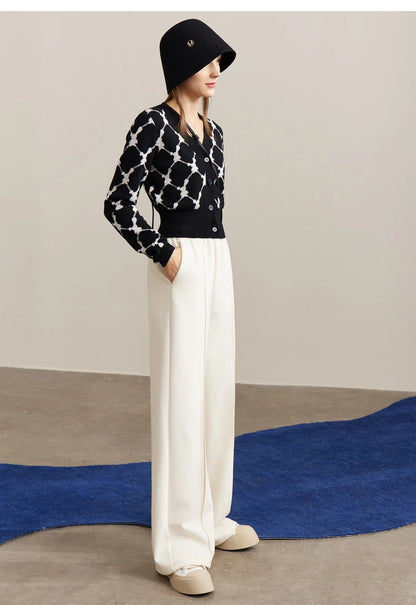 Women’s Loose Sweatshirt & Straight Leg Pants – Spring Casual Set