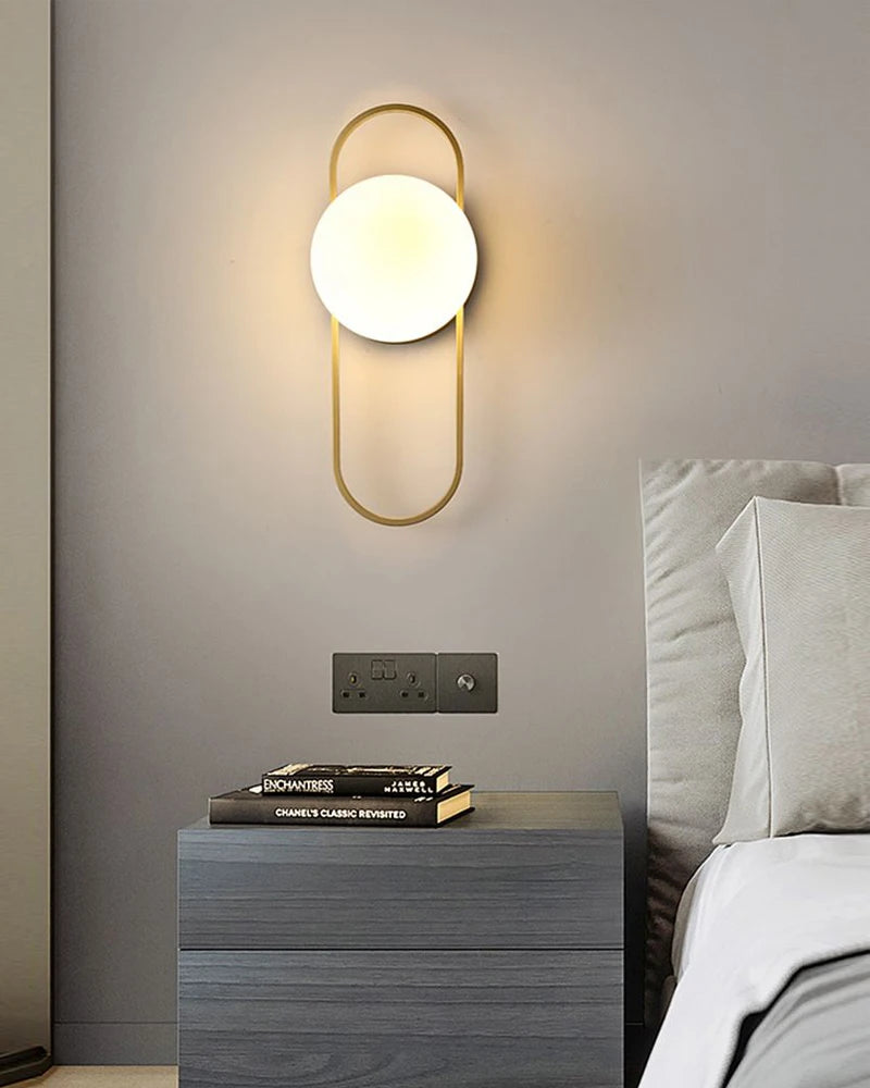 Interior LED Wall Lamp with G9 Bulb – Black & Gold Wall Sconce
