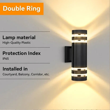 Outdoor Waterproof Street Wall Light – LED E27 Bulb Fixture