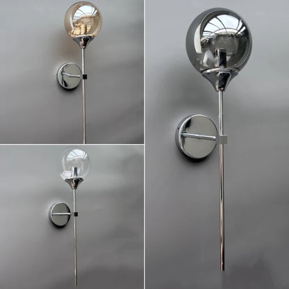 Modern Glass Wall Lamp – Golden Round Nordic Sconce Light