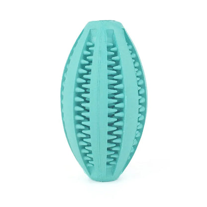 Dog Chew Toy Ball – Tough Rubber Teeth Cleaning Snack Ball