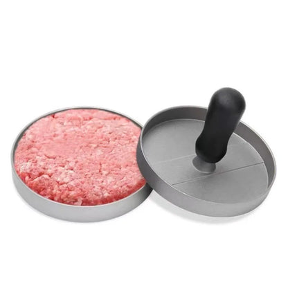 Non-Stick Burger Press with Wax Paper – Aluminum Patty Maker