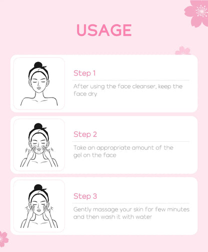 Deep Cleansing Exfoliating Gel – Whitening & Moisturizing Facial Scrub