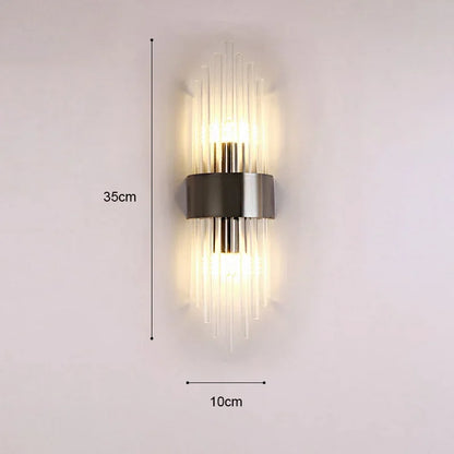 Luxury LED Wall Lamp - Modern Gold Wall Sconce for Living Room