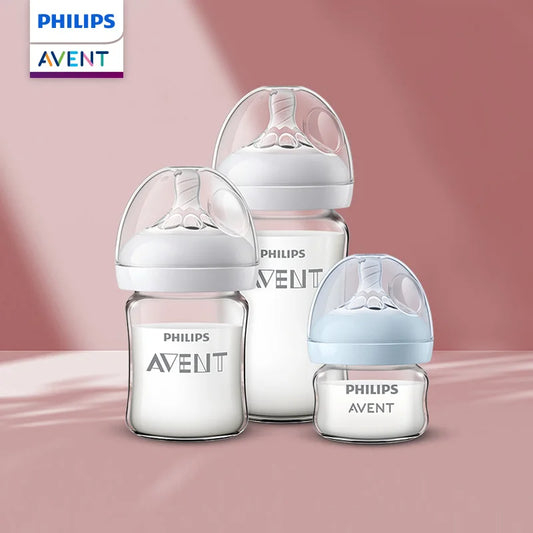 PHILIPS AVENT Glass Baby Bottle – Anti-Colic Feeder 160ml/240ml