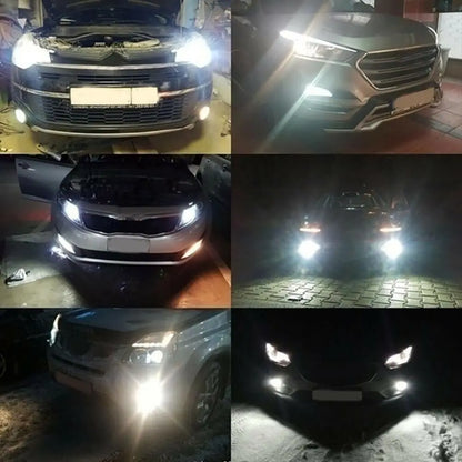 100W H4 H7 LED Headlight Bulbs – 6000K Bright Fog & Driving Lights