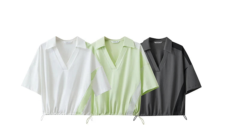 Cartmela Women’s V-Neck Cotton T-Shirt