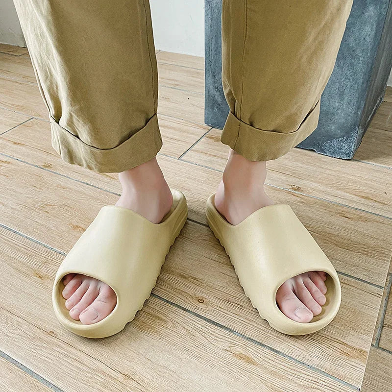 EVA Non-Slip Platform Slide Sandals – Indoor Outdoor Shower Slippers