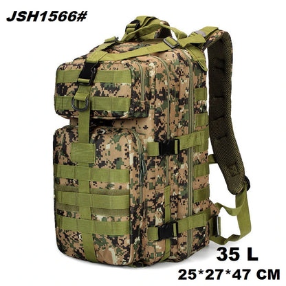 Tactical Backpack – Small Gym, Travel & Hiking Bag with Molle System