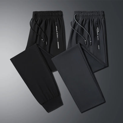 Cartmela Korean‑Style Ice Silk Jogger Pants