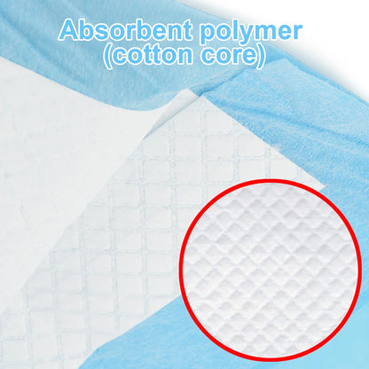 50pcs Disposable Pet Pee Pads – Puppy Training Diapers 60x90cm