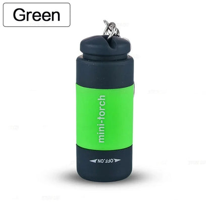 USB Rechargeable LED Pocket Flashlight – Mini Keychain, Waterproof