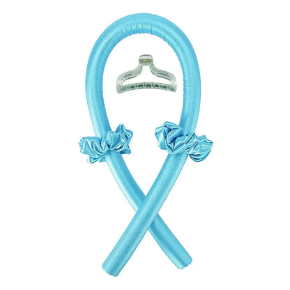 Silk Heatless Curling Rod – No-Heat Ribbon Hair Roller Headband