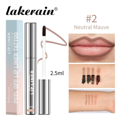 Peel-Off Tattoo Lip Tint – Waterproof Long-Lasting Matte Lip Stain