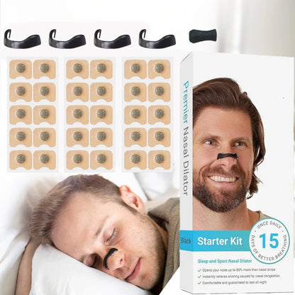 15 Pairs Magnetic Nasal Breathing Dilators Kit