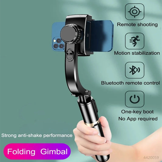 Roreta 2025 Gimbal Selfie Stick – Foldable Bluetooth Tripod for iOS & Android