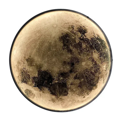 Modern 3D Moon LED Wall Lamp – Bedroom & Living Room Light