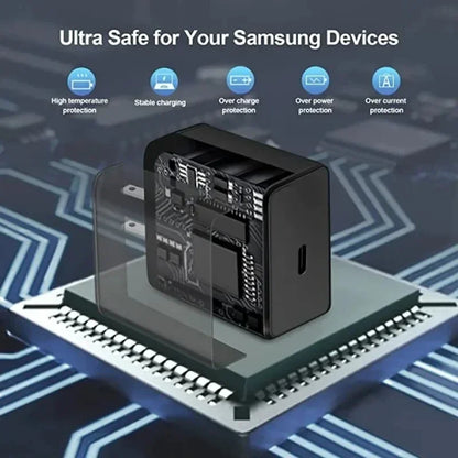 PD 45W USB-C Wall Charger – Fast Adapter for Samsung & iPhone 15