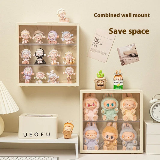Labubu Acrylic Wall Display Cabinet