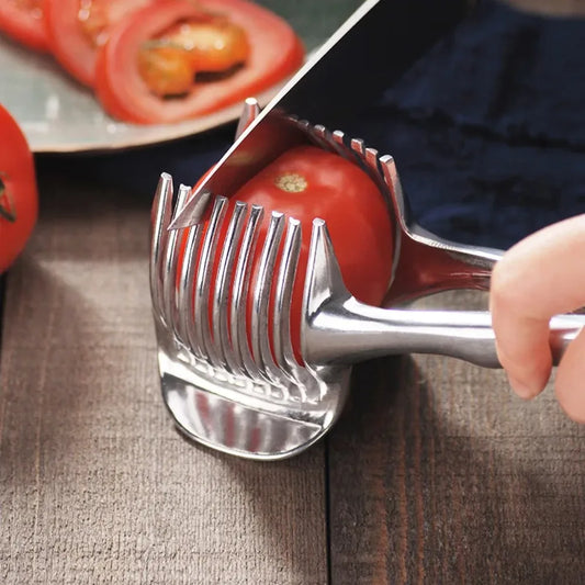 Stainless Steel Handheld Orange, Lemon, Tomato & Onion Slicer