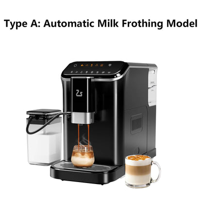 20 Bar Automatic Espresso Machine with Grinder & Milk Frother