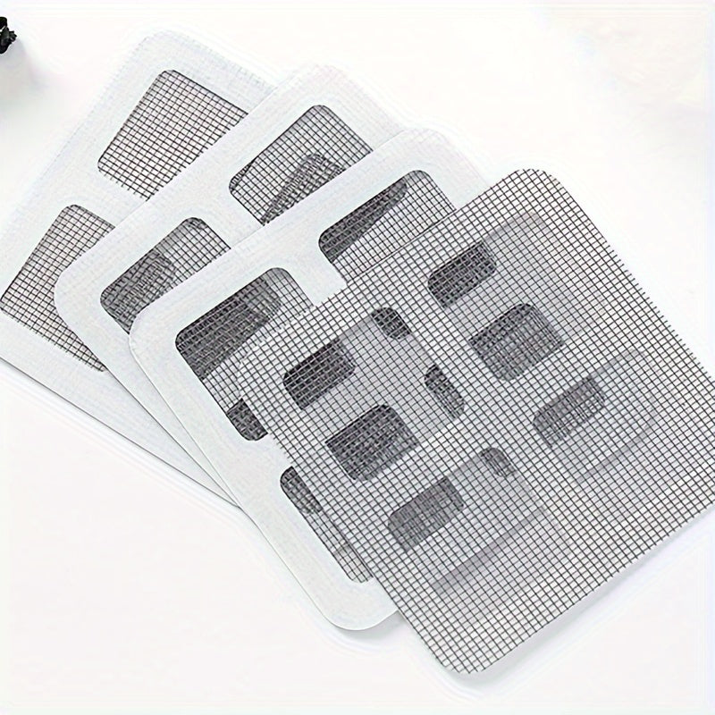 Disposable Shower Drain Hair Catchers – Mesh Stickers for Bathroom