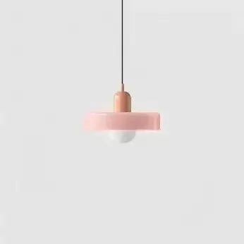 Nordic Retro Glass Pendant Lamp – E27 LED Indoor Chandelier