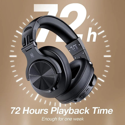 Bluetooth 5.2 Hi-Res Over-Ear Headphones – Wireless Studio DJ