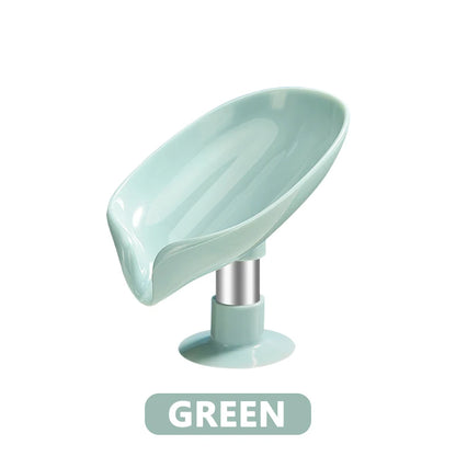 Leaf Shape Soap Holder with Suction Cup