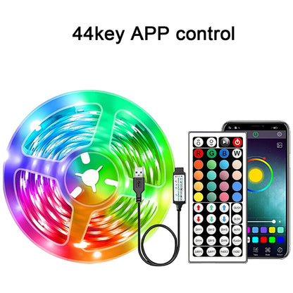 RGB LED Strip Lights – Flexible Room Decor with App & Remote Control