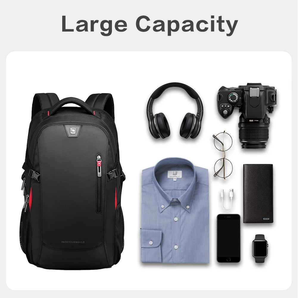 Men’s Oxford Laptop Backpack – Waterproof Large Capacity Bag
